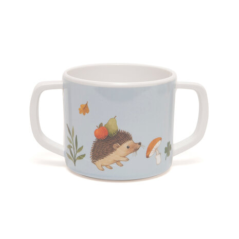 Petit Monkey Melamine Cup Fox Dove Blue Petit Monkey Melamine Cup Fox Dove Blue