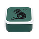Petit Monkey Lunchbox Set Black Animals Salie Petit Monkey Lunchbox Set Black Animals Salie