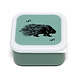 Petit Monkey Lunchbox Set Black Animals Salie Petit Monkey Lunchbox Set Black Animals Salie