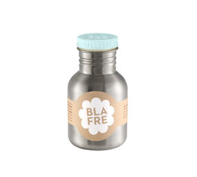 Blafre Stalen drinkfles 300ml Light Blue