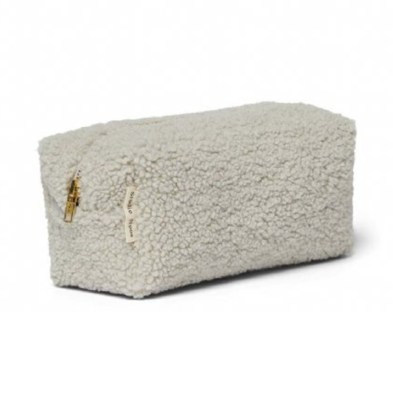 Toilettas Pouch | Teddy Light Grey Toilettas Pouch | Teddy Light Grey