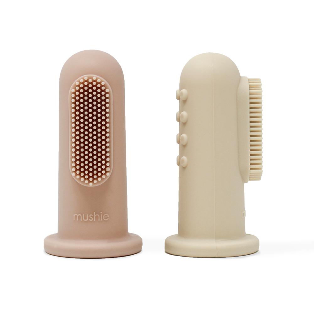 Siliconen Tandenborstel | Shifting Sand & Blush Siliconen Tandenborstel | Shifting Sand & Blush