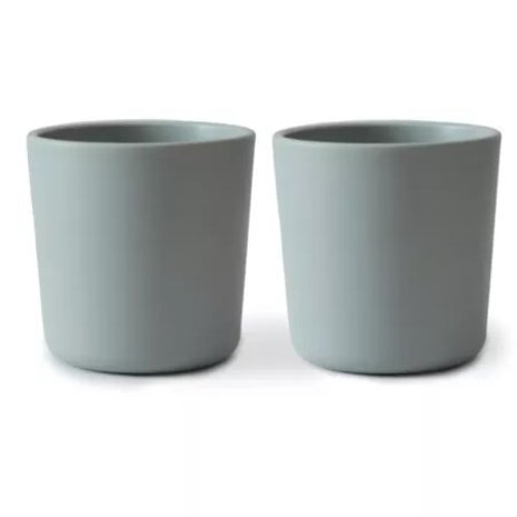 Mushie Beker | Sage (2 stuks) Mushie Beker | Sage (2 stuks)