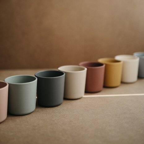 Mushie Beker | Woodchuck (2 stuks) Mushie Beker | Woodchuck (2 stuks)