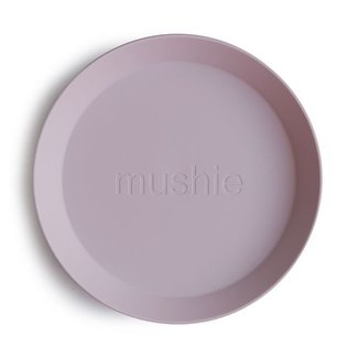 Mushie Borden Rond | Soft Lilac (2 stuks)