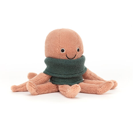 Jellycat Knuffel Cozy Crew Octopus Jellycat Knuffel Cozy Crew Octopus