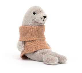 Jellycat Knuffel Cozy Crew Seal Jellycat Knuffel Cozy Crew Seal