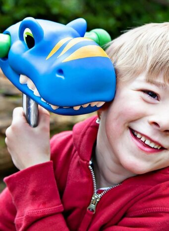 Micro Step Scootaheadz Dino Blauw Micro Step Scootaheadz Dino Blauw