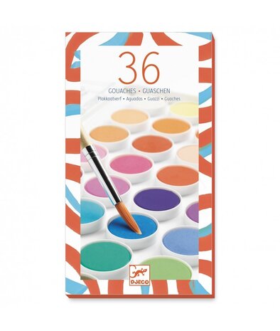 Djeco Waterverf in 36 kleuren Djeco Waterverf in 36 kleuren