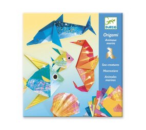 Djeco Eenvoudig Origami Knutselpakket | Zeedieren Djeco Eenvoudig Origami Knutselpakket | Zeedieren