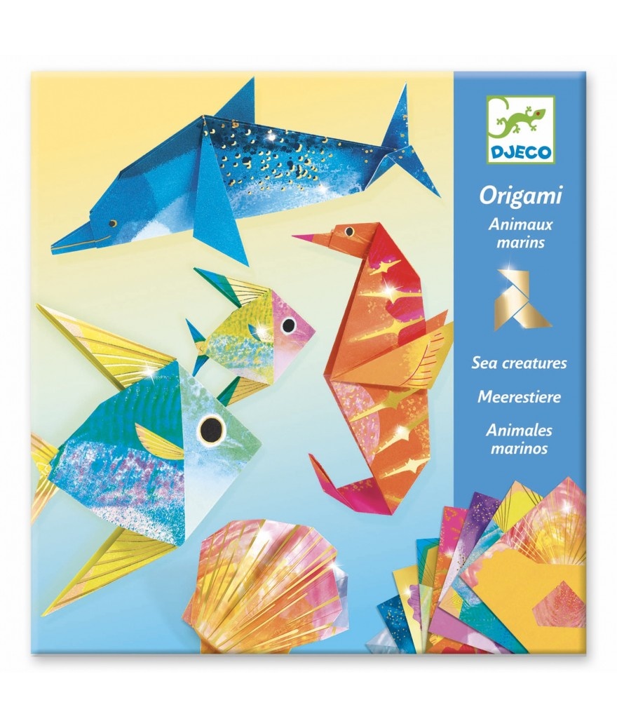 Eenvoudig Origami Knutselpakket | Zeedieren