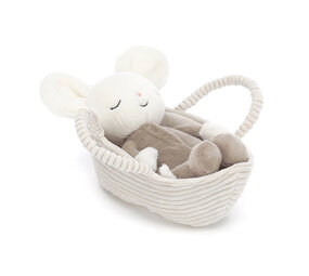 Jellycat Knuffel Rock-a-Bye Mouse Jellycat Knuffel Rock-a-Bye Mouse