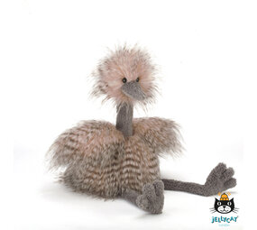 Jellycat Knuffel Odette Ostrich Jellycat Knuffel Odette Ostrich