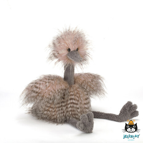 Jellycat Knuffel Odette Ostrich Jellycat Knuffel Odette Ostrich