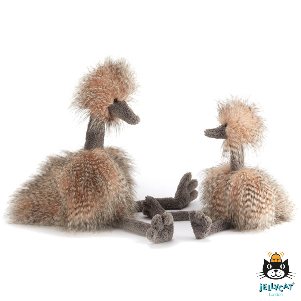 Jellycat Knuffel Odette Ostrich Jellycat Knuffel Odette Ostrich