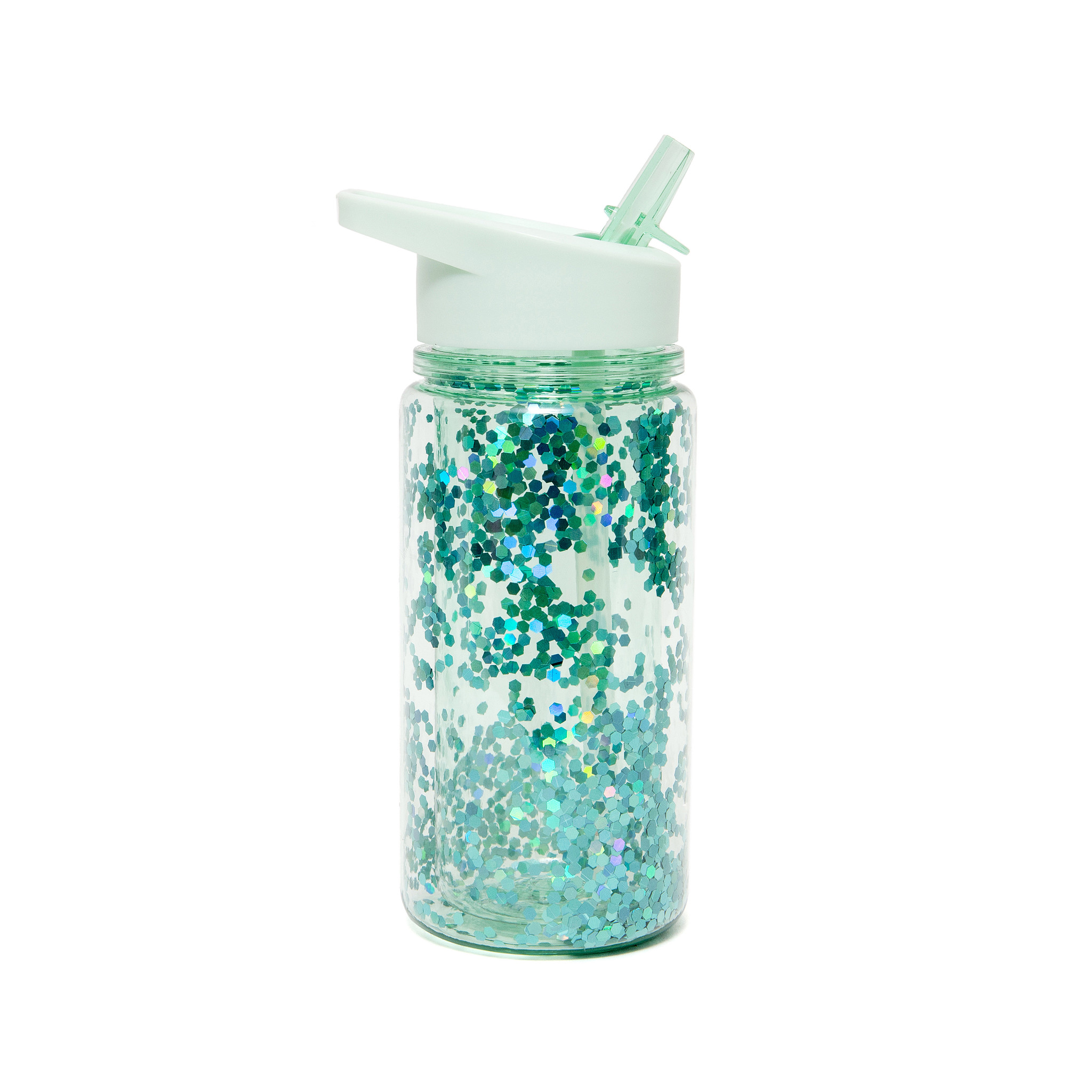 Drinking Bottle Glitter Green Lily Drinking Bottle Glitter Green Lily