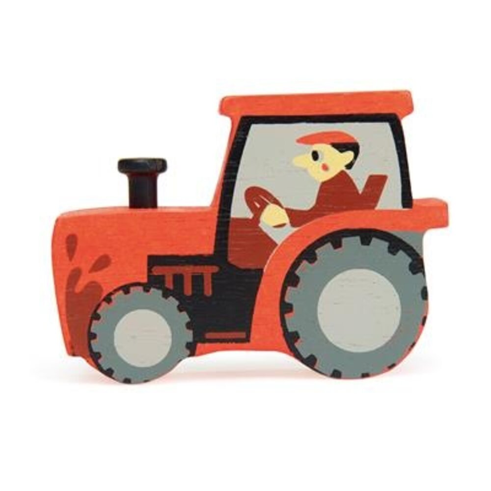 Tender Leaf Toys Farm Animals | Houten Tractor Tender Leaf Toys Farm Animals | Houten Tractor