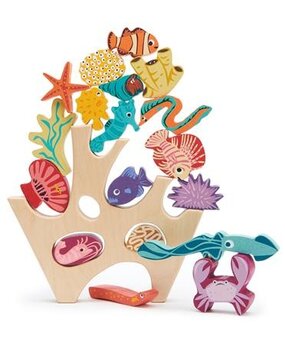 Tender Leaf Toys Houten Stapelaar Koraalrif Tender Leaf Toys Houten Stapelaar Koraalrif