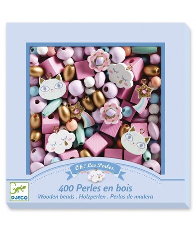 Djeco Houten kralen | Regenboog Djeco Houten kralen | Regenboog