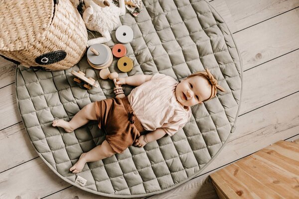 Play & Go Speelmat Soft Organic | Meadow Green Play & Go Speelmat Soft Organic | Meadow Green