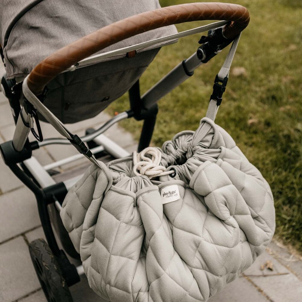 Play & Go Speelmat Soft Organic | Meadow Green Play & Go Speelmat Soft Organic | Meadow Green