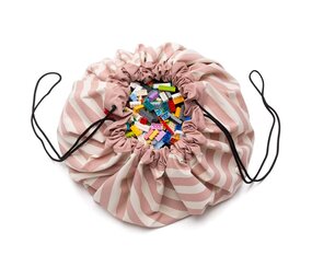 Play & Go Opbergzak | Pink Stripes Play & Go Opbergzak | Pink Stripes