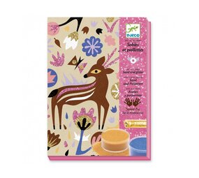 Djeco Gekleurd Zand en Glitter | Woodland Djeco Gekleurd Zand en Glitter | Woodland