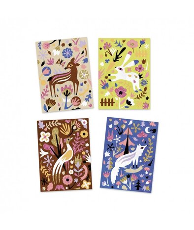 Djeco Gekleurd Zand en Glitter | Woodland Djeco Gekleurd Zand en Glitter | Woodland