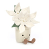 Jellycat Amuseable Gold Poinsettia Witte Kerstster