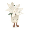 Jellycat Amuseable Gold Poinsettia Witte Kerstster