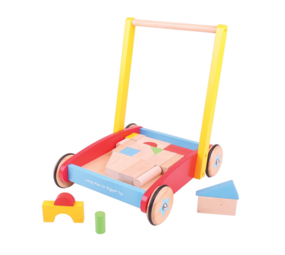 Bigjigs Toys Houten Loopwagen Bigjigs Toys Houten Loopwagen