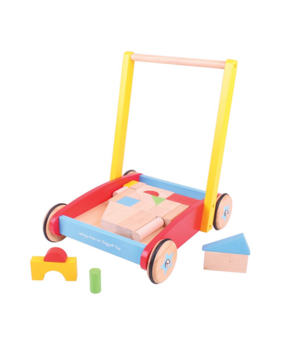Bigjigs Toys Houten Loopwagen Bigjigs Toys Houten Loopwagen