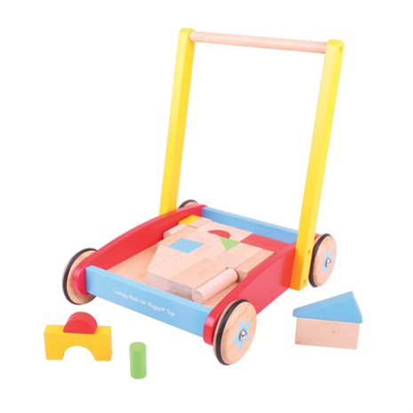 Bigjigs Toys Houten Loopwagen Bigjigs Toys Houten Loopwagen