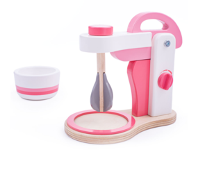 Bigjigs Toys Houten Mixer Roze Bigjigs Toys Houten Mixer Roze
