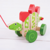 Bigjigs Toys Houten Trekfiguur Dinosaurus Bigjigs Toys Houten Trekfiguur Dinosaurus