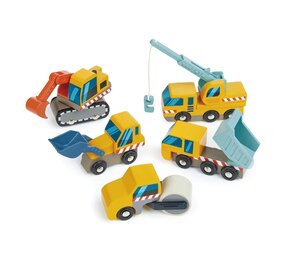 Tender Leaf Toys Houten Bouwwagens