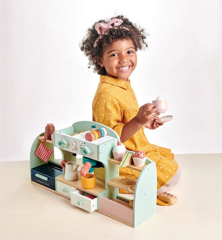 Tender Leaf Toys Houten keuken Café Birds nest Tender Leaf Toys Houten keuken Café Birds nest