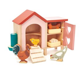 Tender Leaf Toys Houten huisdieren | Kippenren Tender Leaf Toys Houten huisdieren | Kippenren