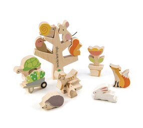 Tender Leaf Toys Houten stapelboom met dieren Tender Leaf Toys Houten stapelboom met dieren