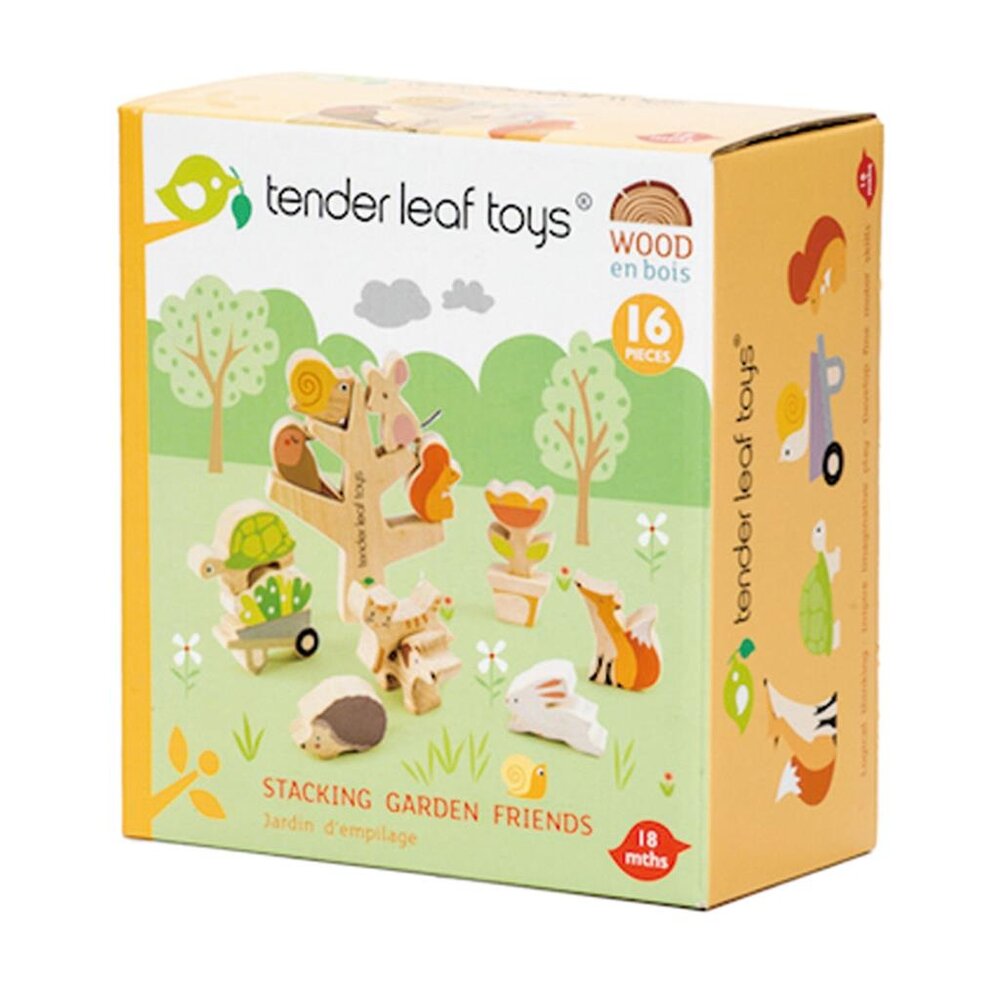 Tender Leaf Toys Houten stapelboom met dieren