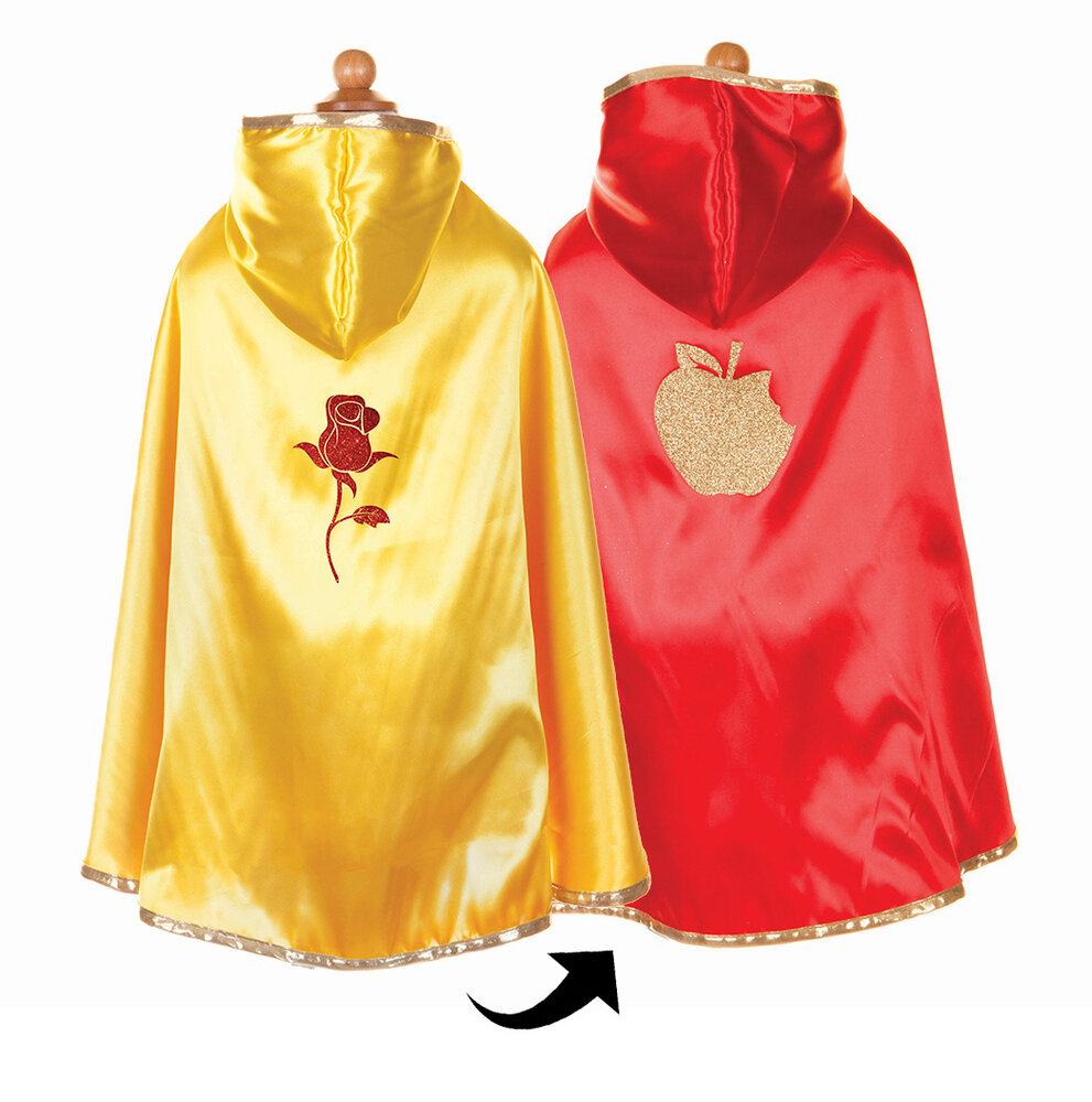 Great Pretenders Omkeerbare Cape Sneeuwwitje & Belle 5-6 jaar Great Pretenders Omkeerbare Cape Sneeuwwitje & Belle 5-6 jaar