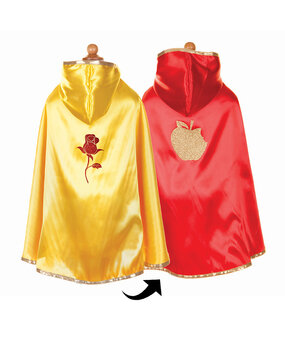 Great Pretenders Omkeerbare Cape Sneeuwwitje & Belle 5-6 jaar Great Pretenders Omkeerbare Cape Sneeuwwitje & Belle 5-6 jaar