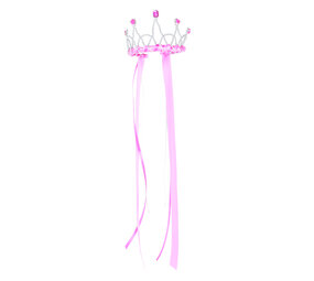 Great Pretenders Tiara Ribbon Dark Pink Great Pretenders Tiara Ribbon Dark Pink