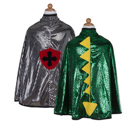 Great Pretenders Omkeerbare Cape Ridder en Draak 5-6 jaar Great Pretenders Omkeerbare Cape Ridder en Draak 5-6 jaar