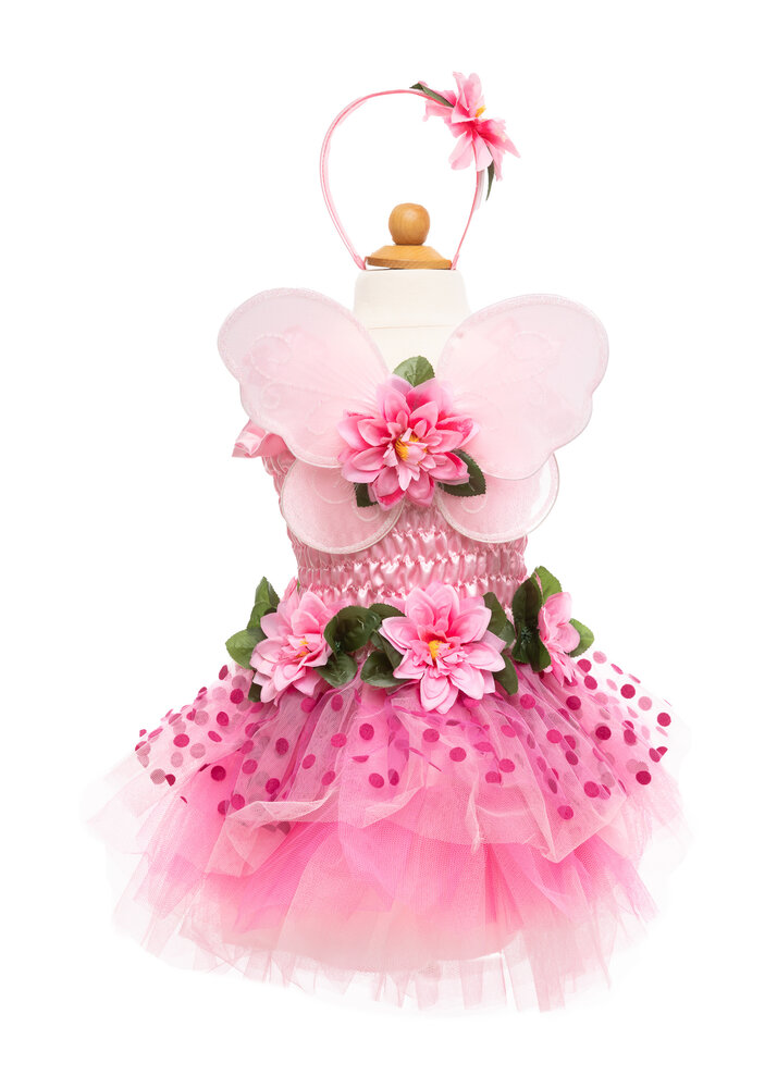 Great Pretenders Set Fairy Blooms Jurk, Vleugels & Haarband Great Pretenders Set Fairy Blooms Jurk, Vleugels & Haarband