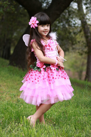 Great Pretenders Set Fairy Blooms Jurk, Vleugels & Haarband Great Pretenders Set Fairy Blooms Jurk, Vleugels & Haarband