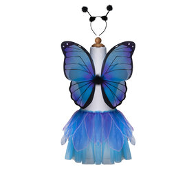 Great Pretenders Set Midnight Butterfly Rokje, Vleugels & Haarband 4-6 jaar Great Pretenders Set Midnight Butterfly Rokje, Vleugels & Haarband 4-6 jaar