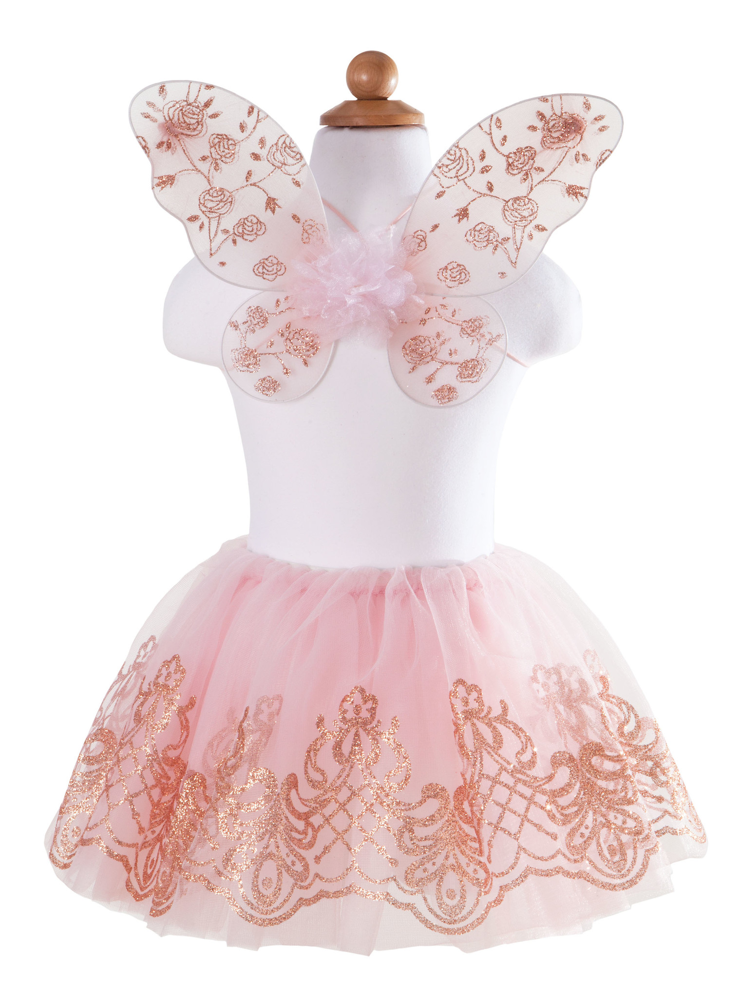 Set Rose Gold Rokje &amp; Vleugels 4-6 jaar afbeelding
