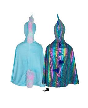 Great Pretenders Omkeerbare Cape Eenhoorn en Draak 5-6 jaar Great Pretenders Omkeerbare Cape Eenhoorn en Draak 5-6 jaar