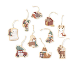 Little Dutch Houten Kersthangers Little Dutch Houten Kersthangers
